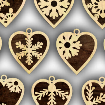 Intra απο ξύλο plywood  Χρώμα wenge 3mm-4mm πάχος - Χριστουγεννιάτικο Δέντρο Παιχνίδια Αρχεία Δίασταση 6x6 cm INTRAFABR-105065167 - Image 3