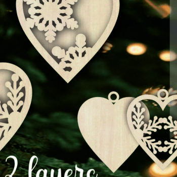 Intra απο ξύλο plywood  Χρώμα wenge 3mm-4mm πάχος - Χριστουγεννιάτικο Δέντρο Παιχνίδια Αρχεία Δίασταση 6x6 cm INTRAFABR-105065167 - Image 4