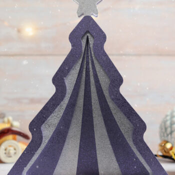 Intra απο ξύλο plywood  Χρώμα wenge 3mm-4mm πάχος - Χριστουγεννιάτικα δέντρα 3D Layered Cut Files Δίασταση 20x25 cm INTRAFABR-74886871 - Image 13