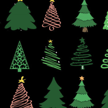 Intra απο ξύλο plywood Χρώμα wenge 3mm-4mm πάχος - Χριστουγεννιάτικα Δέντρα Δίασταση 20x20 cm INTRAFABR-100535222 - Image 1