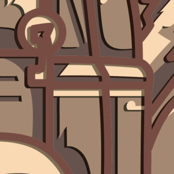 Intra απο ξύλο plywood Χρώμα wenge 3mm-4mm πάχος - Christmas Truck Multilayer /Corgi Dog Δίασταση 15x15 cm INTRAFABR-100535497 - Image 4