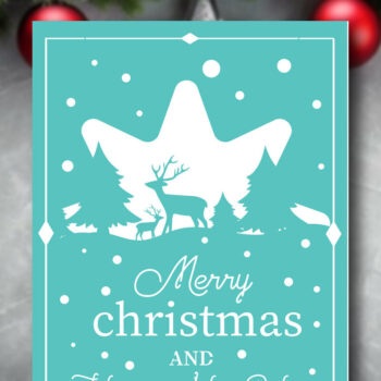 Intra απο ξύλο plywood  Χρώμα wenge 3mm-4mm πάχος - Christmas Ultimate Card Bundle Δίασταση 15x15 cm INTRAFABR-100535687 - Image 4