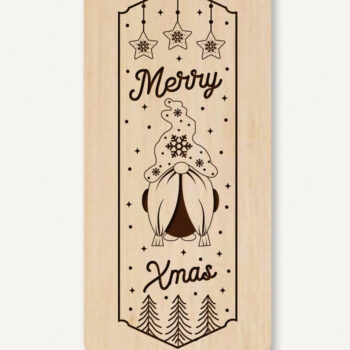 Intra απο ξύλο plywood Χρώμα wenge 3mm-4mm πάχος - Πακέτο κάθετης κοπής με λέιζερ Χριστουγέννων Δίασταση 20x25 cm INTRAFABR-105053818 - Image 6