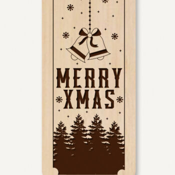 Intra απο ξύλο plywood Χρώμα wenge 3mm-4mm πάχος - Πακέτο κάθετης κοπής με λέιζερ Χριστουγέννων Δίασταση 20x25 cm INTRAFABR-105053818 - Image 8