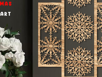 Intra απο ξύλο plywood  Χρώμα wenge 3mm-4mm πάχος - Πακέτο με χριστουγεννιάτικο τοίχο Δίασταση 40x50 cm INTRAFABR-103869360 - Image 12