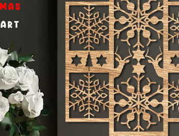 Intra απο ξύλο plywood  Χρώμα wenge 3mm-4mm πάχος - Πακέτο με χριστουγεννιάτικο τοίχο Δίασταση 40x50 cm INTRAFABR-103869360 - Image 13