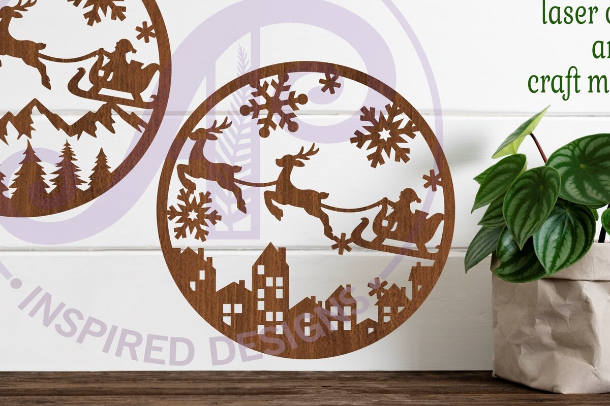 Intra απο ξύλο plywood  Χρώμα wenge 3mm-4mm πάχος - Χριστουγεννιάτικες επιγραφές τοίχου 2 Επιλογές, Δίασταση 40x50 cm INTRAFABR-103869364