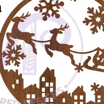 Intra απο ξύλο plywood  Χρώμα wenge 3mm-4mm πάχος - Χριστουγεννιάτικες επιγραφές τοίχου 2 Επιλογές, Δίασταση 40x50 cm INTRAFABR-103869364 - Image 6