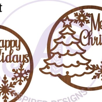 Intra απο ξύλο plywood  Χρώμα wenge 3mm-4mm πάχος - Χριστουγεννιάτικες επιγραφές τοίχου 2 Επιλογές, Δίασταση 40x50 cm INTRAFABR-103869369 - Image 6