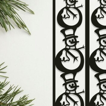 Intra απο ξύλο plywood  Χρώμα wenge 3mm-4mm πάχος - Χριστουγεννιάτικη διακόσμηση τοίχου LaserCut Bundle Δίασταση 15x15 cm INTRAFABR-101560054 - Image 3