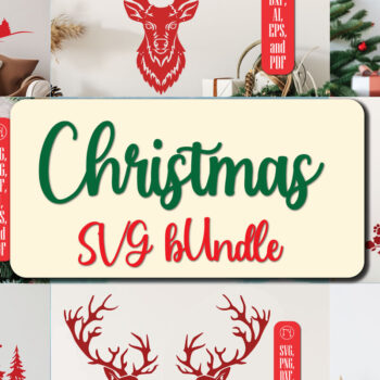 Intra απο ξύλο plywood  Χρώμα wenge 3mm-4mm πάχος - Χριστουγεννιάτικη διακόσμηση τοίχου Cut File Bundle Δίασταση 4x4 cm INTRAFABR-16687396 - Image 1