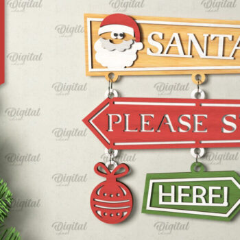 Intra απο ξύλο plywood Χρώμα wenge 3mm-4mm πάχος - με λέιζερ χριστουγεννιάτικο σημάδι καλωσορίσματος Δίασταση 15x15 cm INTRAFABR-115293233 - Image 1