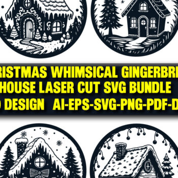 Intra απο ξύλο plywood Χρώμα wenge 3mm-4mm πάχος - Χριστουγεννιάτικο ιδιότροπο μελόψωμο σπίτι Δίασταση 15x15 cm INTRAFABR-31611717 - Image 1