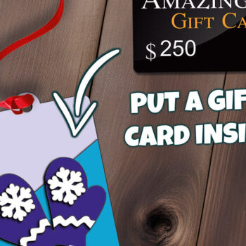 Intra απο ξύλο plywood  Χρώμα wenge 3mm-4mm πάχος - Χρήματα δωροκάρτας Χριστουγεννιάτικων Χειμερινών Γάντια Δίασταση 15x15 cm INTRAFABR-80412500 - Image 1