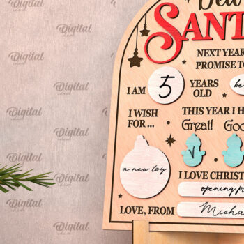 Intra απο ξύλο plywood  Χρώμα wenge 3mm-4mm πάχος - Πίνακες ευχών Χριστουγέννων Πακέτο κοπής με λέιζερ Δίασταση 15x15 cm INTRAFABR-87756695 - Image 9