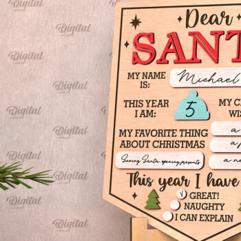 Intra απο ξύλο plywood  Χρώμα wenge 3mm-4mm πάχος - Πίνακες ευχών Χριστουγέννων Πακέτο κοπής με λέιζερ Δίασταση 15x15 cm INTRAFABR-87756695 - Image 10