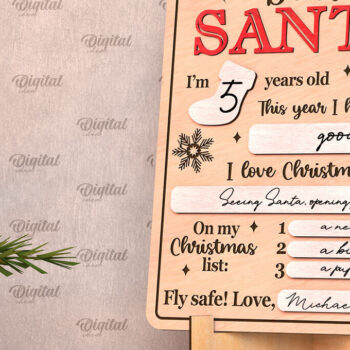 Intra απο ξύλο plywood  Χρώμα wenge 3mm-4mm πάχος - Πίνακες ευχών Χριστουγέννων Πακέτο κοπής με λέιζερ Δίασταση 15x15 cm INTRAFABR-87756695 - Image 11