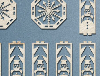 Intra απο ξύλο plywood  Χρώμα wenge 3mm-4mm πάχος - Χριστουγεννιάτικο Ξύλινο Φανάρι με Δίασταση 15x15 cm INTRAFABR-73132527 - Image 4