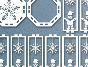 Intra απο ξύλο plywood  Χρώμα wenge 3mm-4mm πάχος - Χριστουγεννιάτικο Ξύλινο Φανάρι με Δίασταση 15x15 cm INTRAFABR-72240781 - Image 5