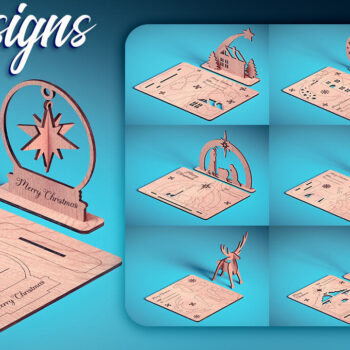 Intra απο ξύλο plywood Χρώμα wenge 3mm-4mm πάχος - Χριστουγεννιάτικη Ξύλινη Κάρτα | Δίασταση 15x15 cm INTRAFABR-108118216 - Image 1