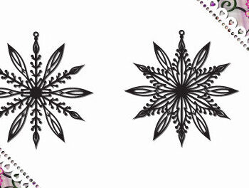 Intra απο ξύλο plywood Χρώμα wenge 3mm-4mm πάχος - Χριστουγεννιάτικο Ξύλινο Δαχτυλίδι αυτιού Πακέτο 1214 Δίασταση 3x3 cm INTRAFABR-93980513 - Image 2