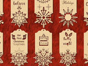 Intra απο ξύλο plywood Χρώμα wenge 3mm-4mm πάχος - Χριστουγεννιάτικη ξύλινη ετικέτα δώρου bundle1100 Δίασταση 15x15 cm INTRAFABR-87203185 - Image 1