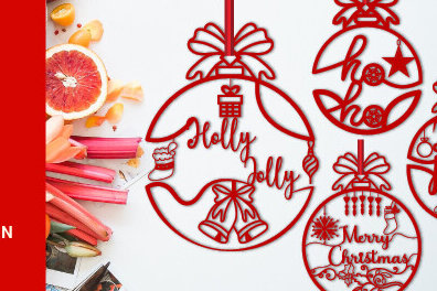 Intra απο ξύλο plywood  Χρώμα wenge 3mm-4mm πάχος - Χριστουγεννιάτικο Ξύλινο Στολίδι Bundle1112 Δίασταση 6x6 cm INTRAFABR-108111762