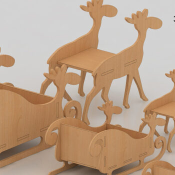 Intra απο ξύλο plywood  Χρώμα wenge 3mm-4mm πάχος - Χριστουγεννιάτικα Ξύλινα Αρχεία Λέιζερ Άι Βασίλη Δίασταση 30x20 cm INTRAFABR-109445920 - Image 1