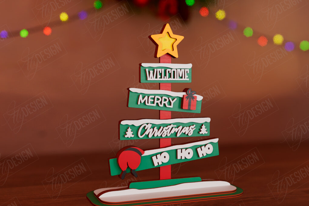 Intra απο ξύλο plywood  Χρώμα wenge 3mm-4mm πάχος - Χριστουγεννιάτικη Ξύλινη Πινακίδα | Χριστουγεννιάτικη διακόσμηση Δίασταση 15x15 cm INTRAFABR-106410832