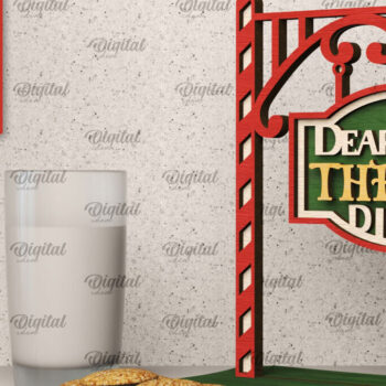 Intra απο ξύλο plywood Χρώμα wenge 3mm-4mm πάχος - Χριστουγεννιάτικη ξύλινη πινακίδα κοπής με λέιζερ Δίασταση 15x15 cm INTRAFABR-52457738 - Image 1