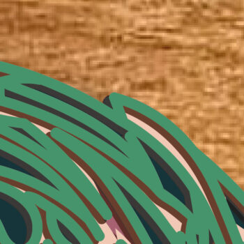 Intra απο ξύλο plywood Χρώμα wenge 3mm-4mm πάχος - Χριστουγεννιάτικο στεφάνι 3D Zentangle Files Δίασταση 30x20 cm INTRAFABR-52454023 - Image 7