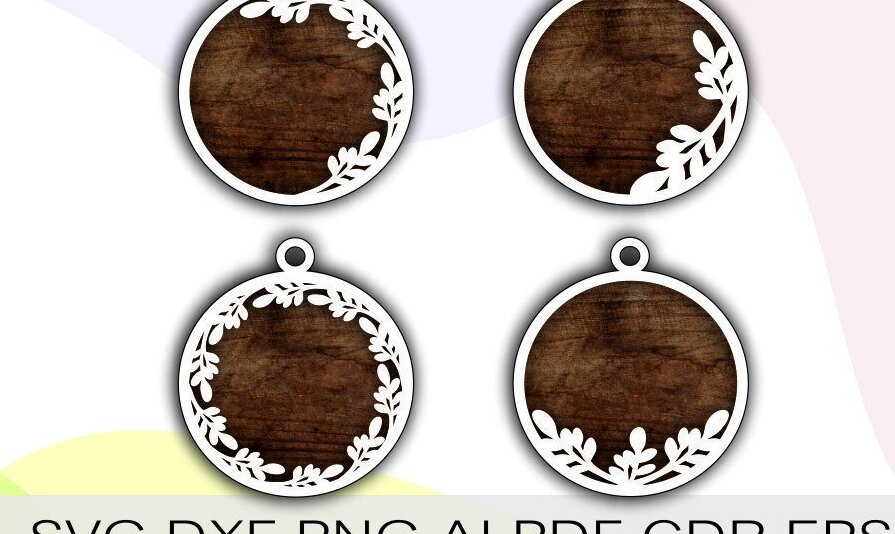 Intra απο ξύλο plywood  Χρώμα wenge 3mm-4mm πάχος - Χριστουγεννιάτικο στεφάνι στολίδι Δίασταση 20x25 cm INTRAFABR-97648990