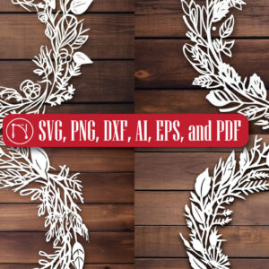 Intra απο ξύλο plywood  Χρώμα wenge 3mm-4mm πάχος - Χριστουγεννιάτικο στεφάνι στολίδι Πακέτο Δίασταση 4x4 cm INTRAFABR-122736846