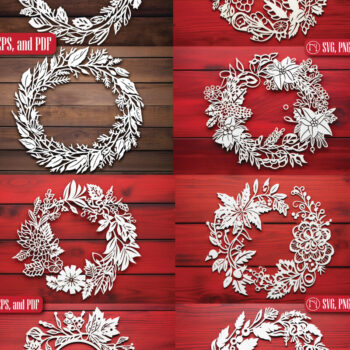 Intra απο ξύλο plywood  Χρώμα wenge 3mm-4mm πάχος - Χριστουγεννιάτικο στεφάνι στολίδι Πακέτο Δίασταση 4x4 cm INTRAFABR-97640339 - Image 1