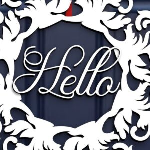 Intra απο ξύλο plywood  Χρώμα wenge 3mm-4mm πάχος - Χριστουγεννιάτικο στεφάνι Ξύλο Στρογγυλή πινακίδα Δίασταση 15x15 cm INTRAFABR-52455224