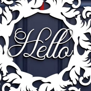 Intra απο ξύλο plywood  Χρώμα wenge 3mm-4mm πάχος - Χριστουγεννιάτικο στεφάνι Ξύλο Στρογγυλή πινακίδα Δίασταση 15x15 cm INTRAFABR-52455224 - Image 1