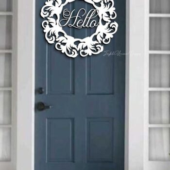 Intra απο ξύλο plywood  Χρώμα wenge 3mm-4mm πάχος - Χριστουγεννιάτικο στεφάνι Ξύλο Στρογγυλή πινακίδα Δίασταση 15x15 cm INTRAFABR-52455224 - Image 2