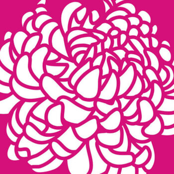 Intra απο ξύλο plywood 3mm-4mm πάχος -  κοπής  Card Chrysanthemum Δίασταση 5x5 cm INTRAFABR-12223839 - Image 1
