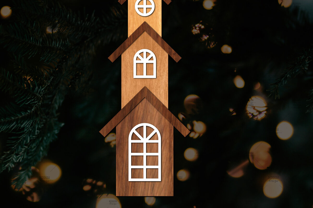 Intra απο ξύλο plywood  Χρώμα wenge 3mm-4mm πάχος - Πρότυπο κοπής με λέιζερ εκκλησίας, εκκλησία Woodcu Δίασταση 15x15 cm INTRAFABR-52456620