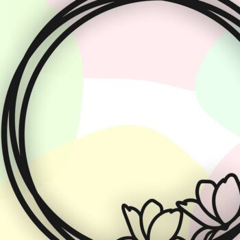 Intra απο ξύλο plywood  Χρώμα wenge 3mm-4mm πάχος - Circle Frame , Dudle Circle Frame Δίασταση 20x25 cm INTRAFABR-118542657 - Image 4