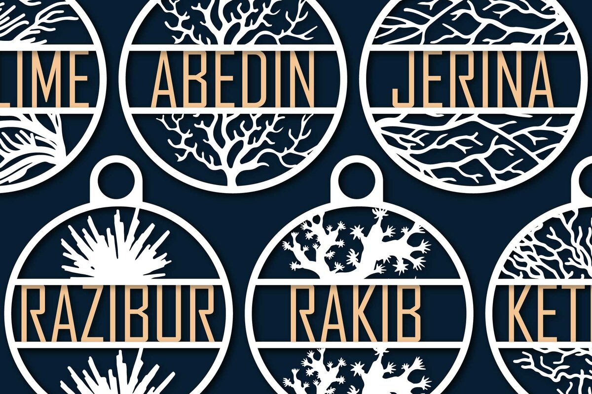 Intra απο ξύλο plywood  Χρώμα wenge 3mm-4mm πάχος - Πακέτο Sign Sign Name Circle Cut Δίασταση 30x20 cm INTRAFABR-96841574