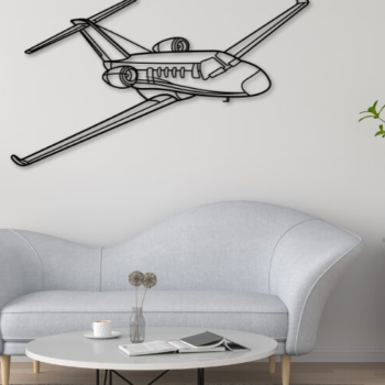 Intra απο ξύλο plywood  Χρώμα wenge 3mm-4mm πάχος - Αναφορά M2 Aircraft Wall Art Δίασταση 40x50 cm INTRAFABR-35001824 - Image 1