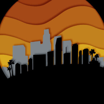 Intra απο ξύλο plywood Χρώμα wenge 3mm-4mm πάχος - City 3D Shadow Box 2 Paper Cut Δίασταση 25x25 cm INTRAFABR-97299470 - Image 2