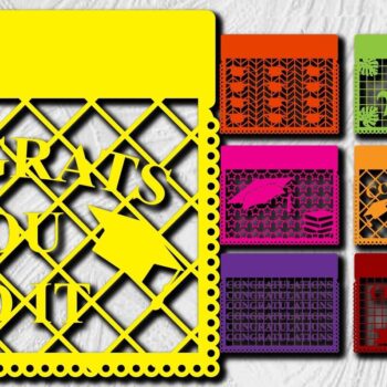 Intra απο ξύλο plywood  Χρώμα wenge 3mm-4mm πάχος - Κατηγορία 2022 Cricut Papel Picado Cut Δίασταση 20x20 cm INTRAFABR-120827152 - Image 1