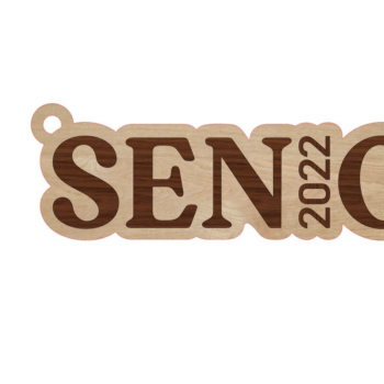 Intra απο ξύλο plywood Χρώμα wenge 3mm-4mm πάχος - Κλάση του 2022 Μπρελόκ Δίασταση 4x4 cm INTRAFABR-120827167 - Image 1