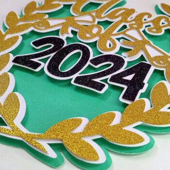 Intra απο ξύλο plywood  Χρώμα wenge 3mm-4mm πάχος - Κατηγορία 2024 Cake Topper Δίασταση 20x20 cm INTRAFABR-32703465 - Image 4