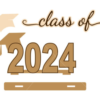 Intra απο ξύλο plywood Χρώμα wenge 3mm-4mm πάχος - Class of 2024, Graduation File Δίασταση 6x3 cm INTRAFABR-120827194 - Image 6