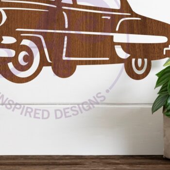 Intra απο ξύλο plywood Χρώμα wenge 3mm-4mm πάχος - Κλασικό σχέδιο επιγραφής αυτοκινήτου 1, Δίασταση 40x50 cm INTRAFABR-26395553 - Image 1