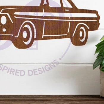 Intra απο ξύλο plywood  Χρώμα wenge 3mm-4mm πάχος - Κλασικό σχέδιο επιγραφής αυτοκινήτου 3, Δίασταση 40x50 cm INTRAFABR-37298569 - Image 1