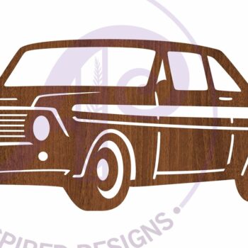 Intra απο ξύλο plywood  Χρώμα wenge 3mm-4mm πάχος - Κλασικό σχέδιο επιγραφής αυτοκινήτου 3, Δίασταση 40x50 cm INTRAFABR-37298569 - Image 3